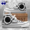 Linkin Park White Shoes, Linkin Park The Catalyst, Linkin Park High Top Canvas Shoes For Fans