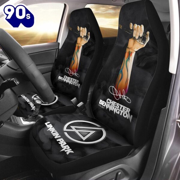 Linkin Park x Chester Bennington 2PCS Car Seat Cover For Fans