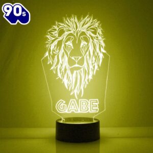 Lion Night Light Personalized Free…