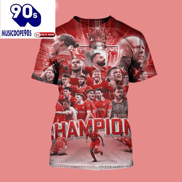 Liverpool FC LFC Winner The Premier League Champions 2025 For The 20th Time Shirt Liverpool FC LFC Winner The Premier League Champions 2025 For The 20th Time Shirt
