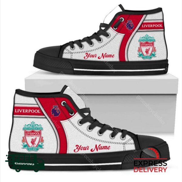 Liverpool F.C Personalzied High Top Canvas Shoes