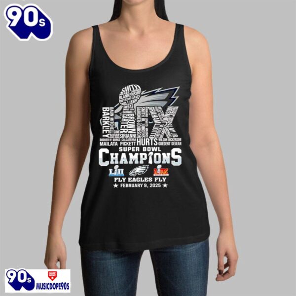 LIX Super Bowl Champions Fly Eagles Fly Shirt