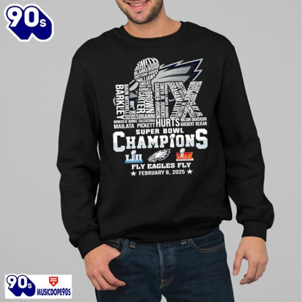 LIX Super Bowl Champions Fly Eagles Fly Shirt