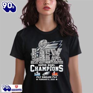 LIX Super Bowl Champions Fly Eagles Fly Shirt