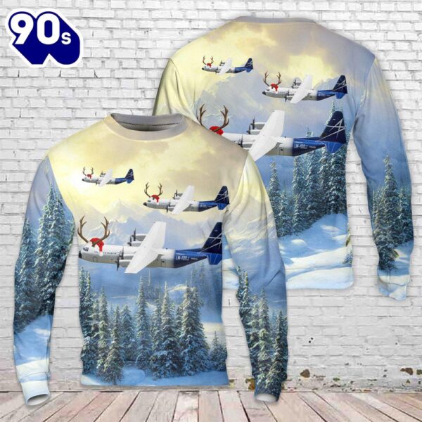 Lockheed Martin Lm-100j Christmas Sweater