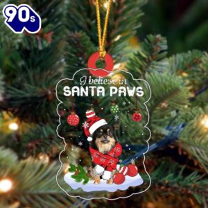 Long-Haired-Chihuahuak Christmas Ornament, Gift For…