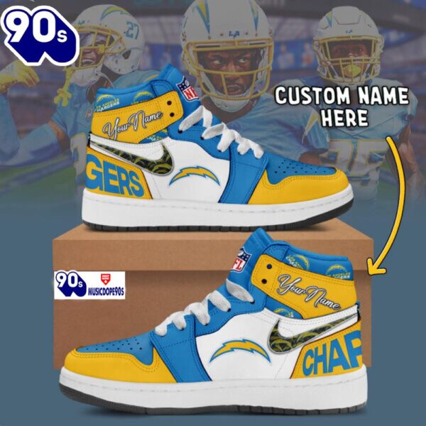 Los Angeles Chargers Air Jordan 1 Shoes