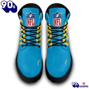 Los Angeles Chargers Custom Boots Shoes Idea Gift For Fan