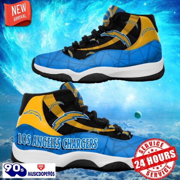 Los Angeles Chargers NFL Air Jordan 11 Sneakers Shoes Gift For Fans