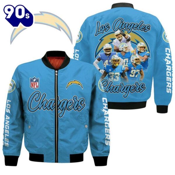 Los Angeles Chargers Players Nfl Bomber Jacket  Gift For Christmas