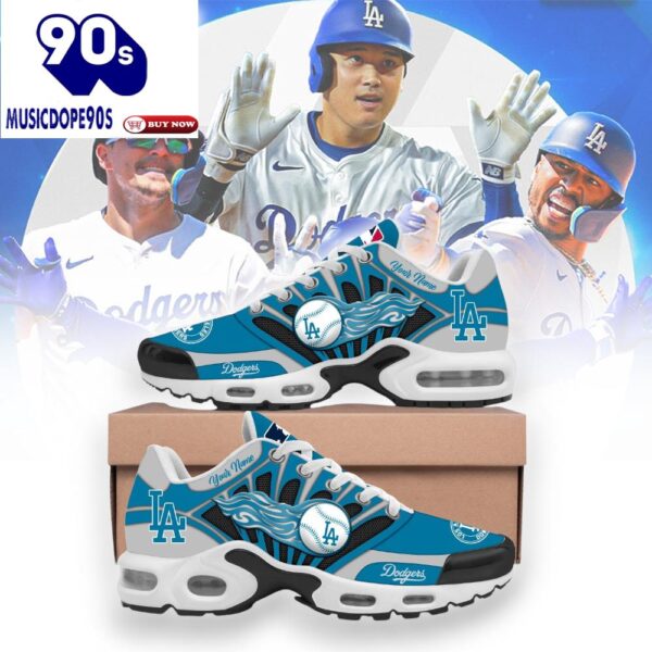 Los Angeles Dodgers Custom TN Air Max Plus Shoes For Fans