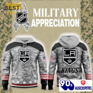 Los Angeles Kings 2024 Military Appreciation Hoodie, Jogger, Cap