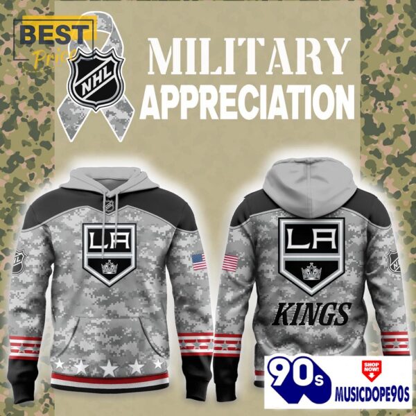 Los Angeles Kings 2024 Military Appreciation Hoodie, Jogger, Cap