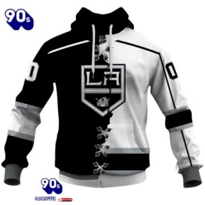 Los Angeles Kings Personalized NHL Mix Jersey Hoodie Set