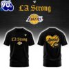 Los Angeles Lakers LA Strong 3d T-Shirt