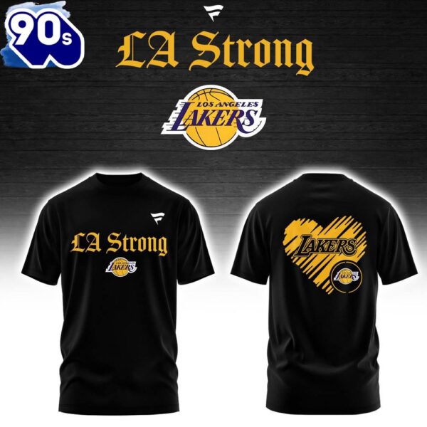 Los Angeles Lakers LA Strong 3d T-Shirt
