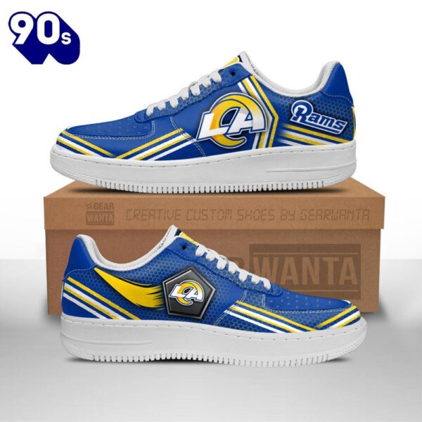 Los Angeles Rams Air Sneakers Custom Force Shoes For Fans