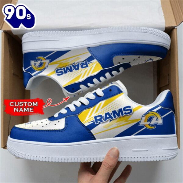 Los Angeles Rams NFL Personalized Air Force 1 Shoes