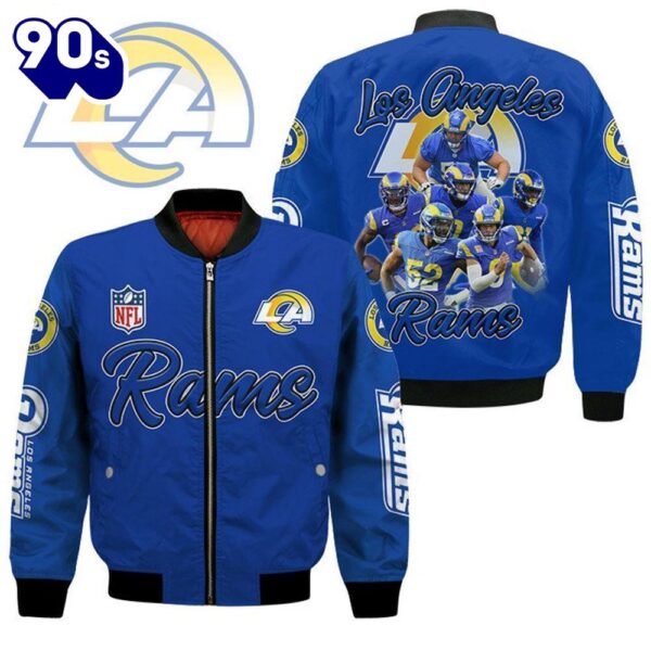 Los Angeles Rams Players Nfl Bomber Jacket  Gift For Christmas