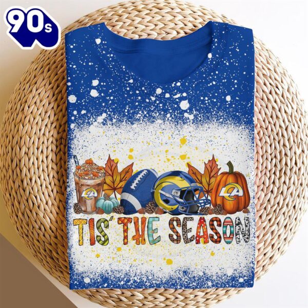 Los Angeles Rams Tis The Season Sport For Fan 3D Shirts