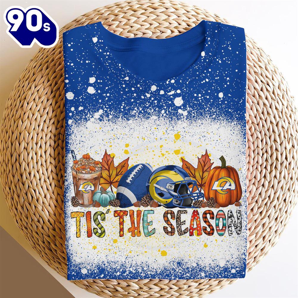 Los Angeles Rams Tis The Season Sport For Fan 3D Shirts Los Angeles Rams Tis The Season Sport For Fan 3D Shirts