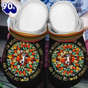 Love Yoga Pattern Clogs Shoes…