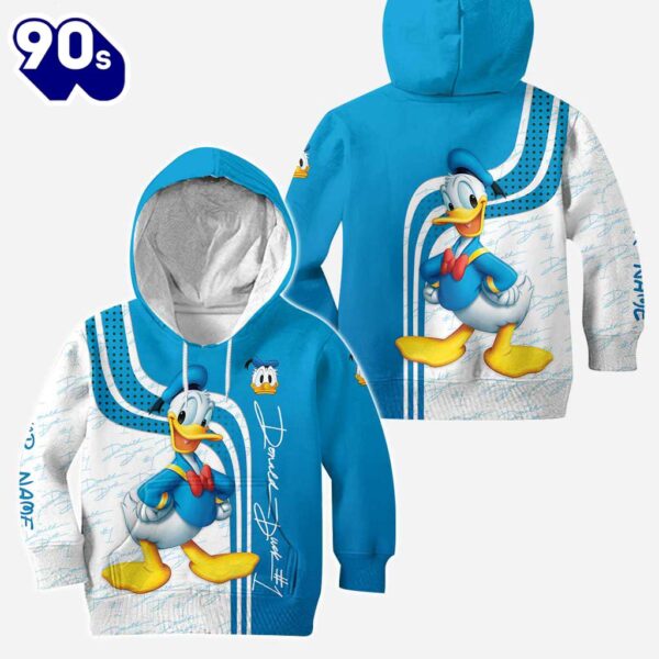 Lovely Donald Duck- Personalized Mouse Hoodie And Leggings