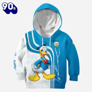 Lovely Donald Duck- Personalized Mouse Hoodie And Leggings