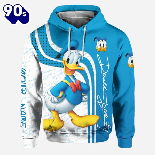 Lovely Donald Duck- Personalized Mouse Hoodie And Leggings