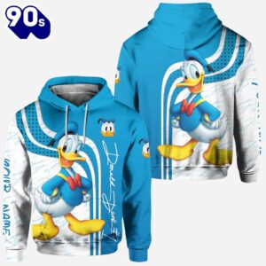 Lovely Donald Duck- Personalized Mouse Hoodie And Leggings