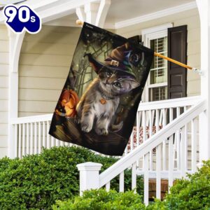 lovely kitten halloween 2024 garden…