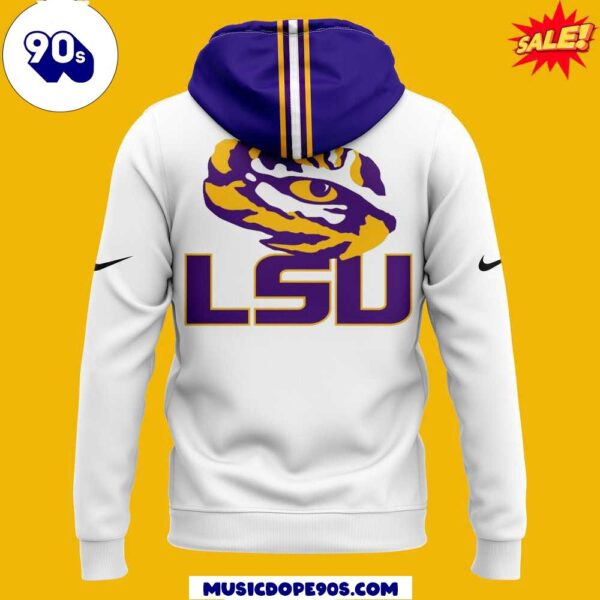 LSU Tigers 100 Years in Tiger Stadium Scratch Hoodie