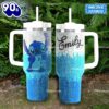 Luxe Rhinestone Bling Stitch Cartoon Custom Stanley Quencher 40oz Stainless Steel Tumbler