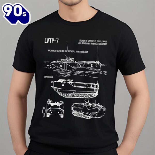 LVTP-7 Assault Amphibious Vehicle Classic Unisex T-Shirt Gildan