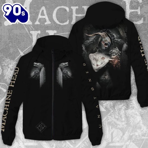 Machine Head 3D Windbreaker Jacket For Man And Women