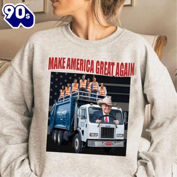 MAGA Make America Great Again Shirt – Trum Garbage Truck Donald Trum 2024 Shirt – Vote Red Repulican Shirt