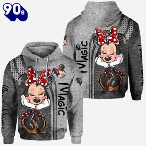 Magic Mickey Mouse Ears Personalized Hoodie And Leggings