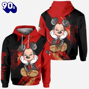 Magic Mickey Mouse Ears - Personalized Hoodie And Leggings