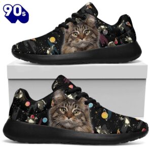 Maine Coon Cat Sneakers Sporty…