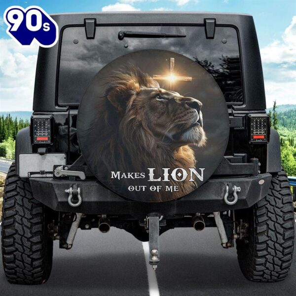 Makes Lion Out Of Me Spare Tire Cover – Christian Tire Cover Car Decor