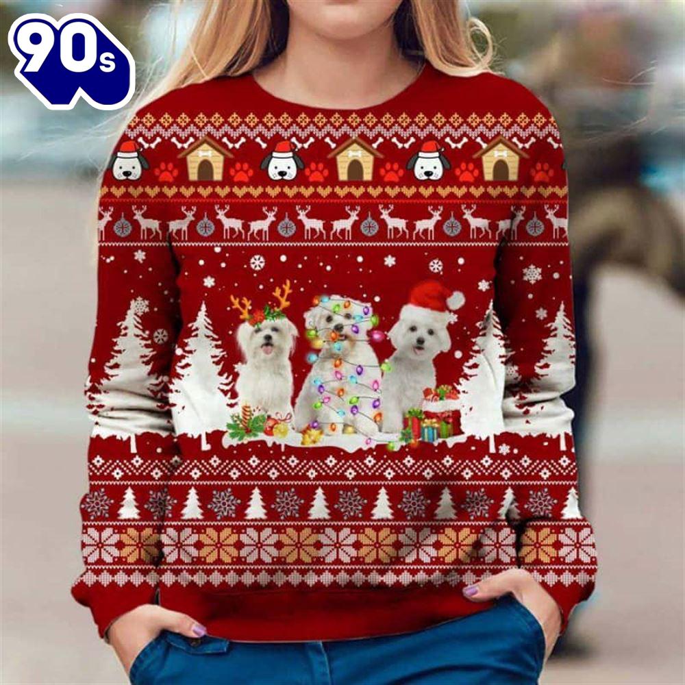 Maltese Ugly Premium Sweater Maltese Ugly Premium Sweater