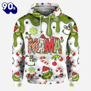 Mama Grinch - Personalized Mother Grinch Hoodie and Leggings