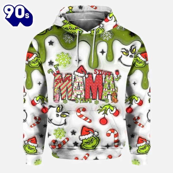 Mama Grinch – Personalized Mother Grinch Hoodie and Leggings