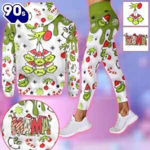 Mama Grinch - Personalized Mother Grinch Hoodie and Leggings