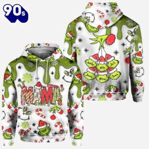 Mama Grinch - Personalized Mother Grinch Hoodie and Leggings