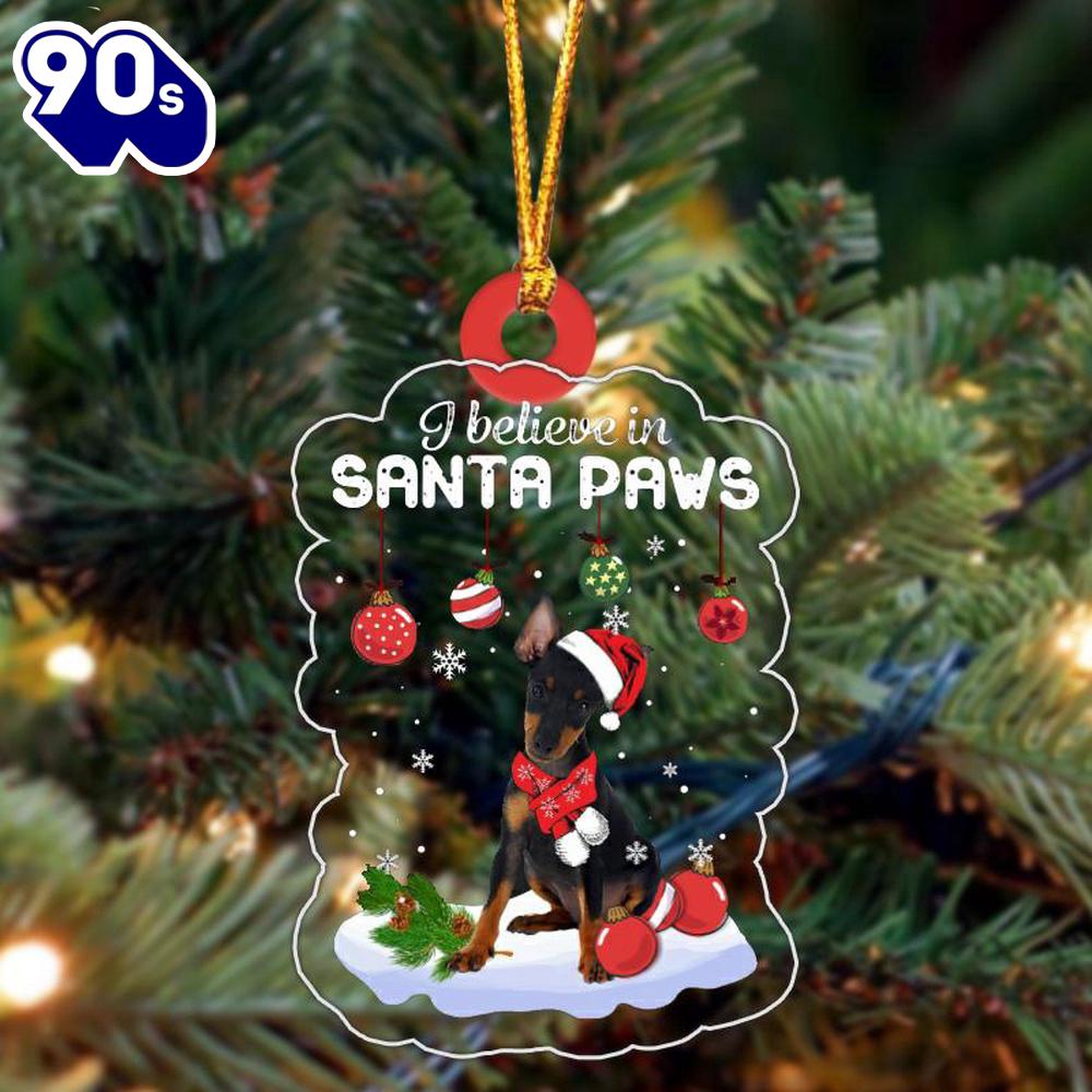 Manchester-Terrier Christmas Ornament, Gift For Christmas Manchester-Terrier Christmas Ornament, Gift For Christmas