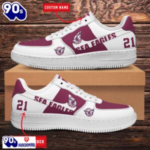 Manly Warringah Sea Eagles NRL Personalized Air Force 1 Shoes