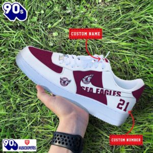 Manly Warringah Sea Eagles NRL Personalized Air Force 1 Shoes