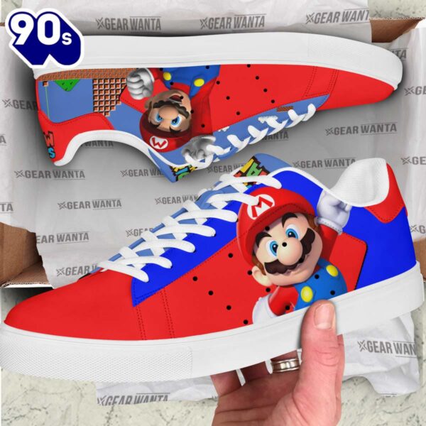 Mario Stan Smith Shoes Gift For Your Kid