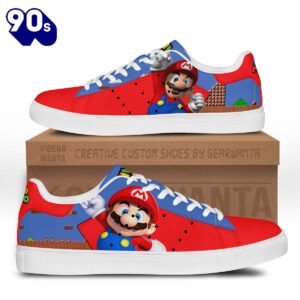 Mario Stan Smith Shoes Gift For Your Kid